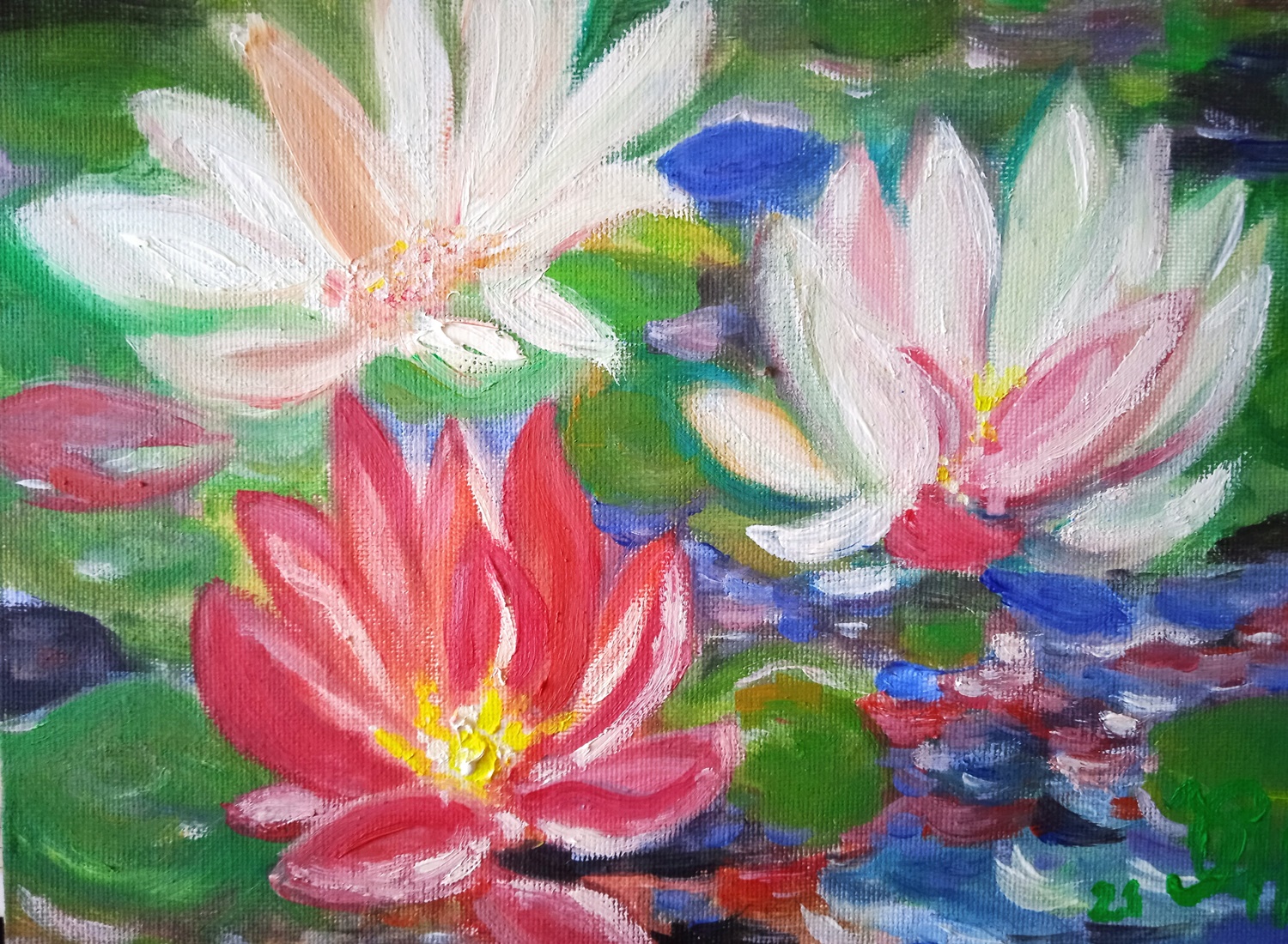 Painting Lillies