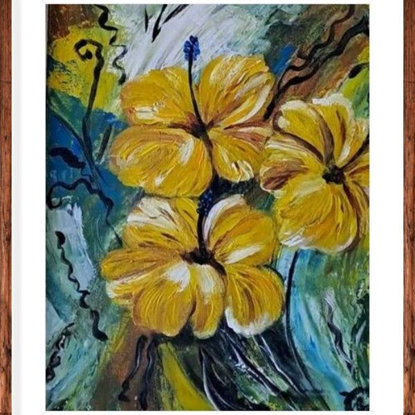 Painting Abstract Flowers