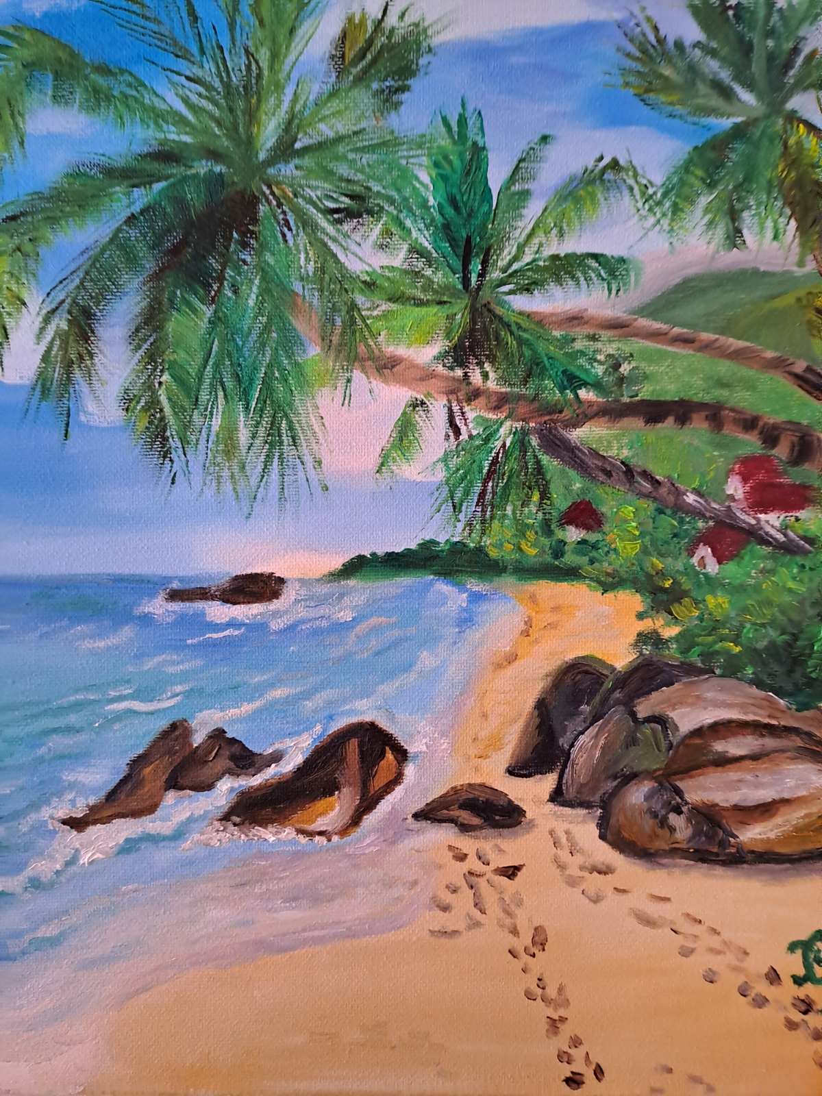 Painting In The Seychelles
