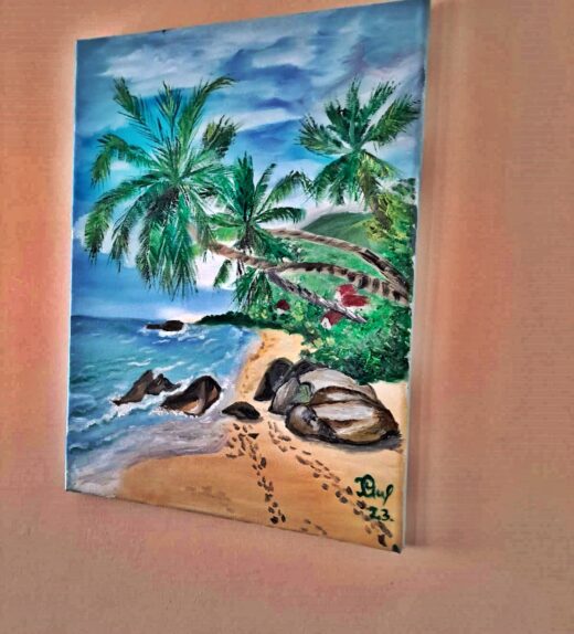 Painting In The Seychelles
