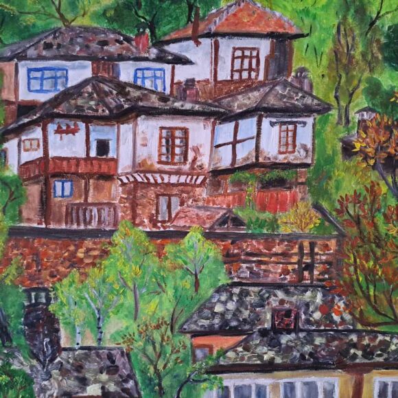 Painting Mountain Village 