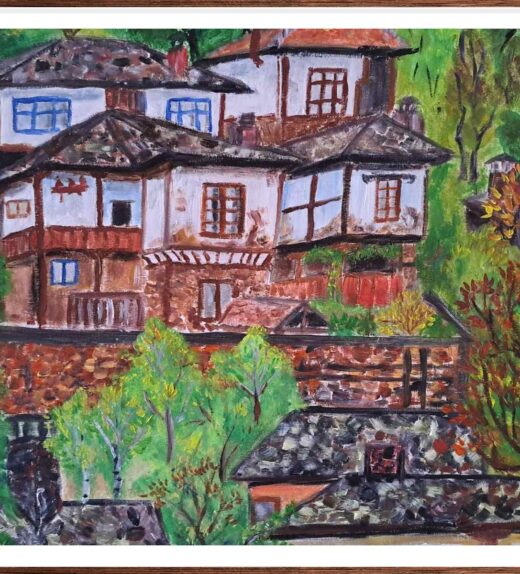 Painting Mountain Village 