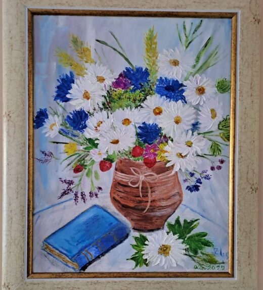 Painting A Bouquet Of Filed Flowers