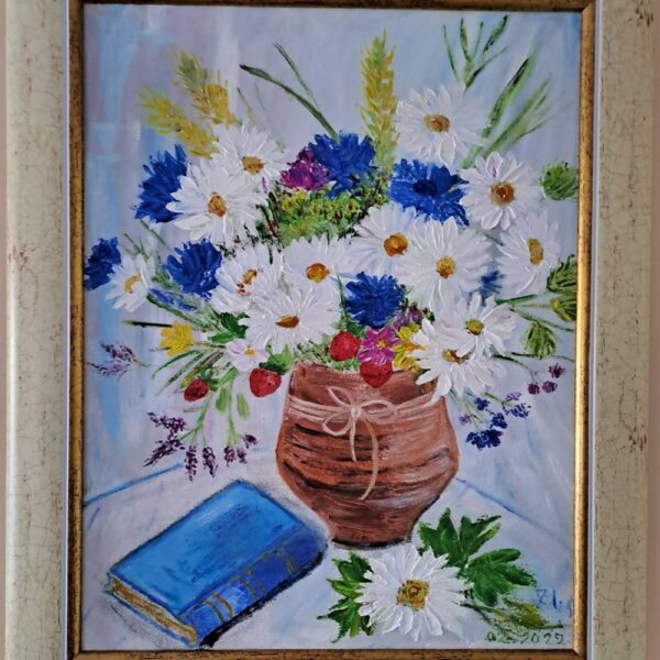 Painting A Bouquet Of Filed Flowers