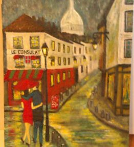 Painting Night in Paris