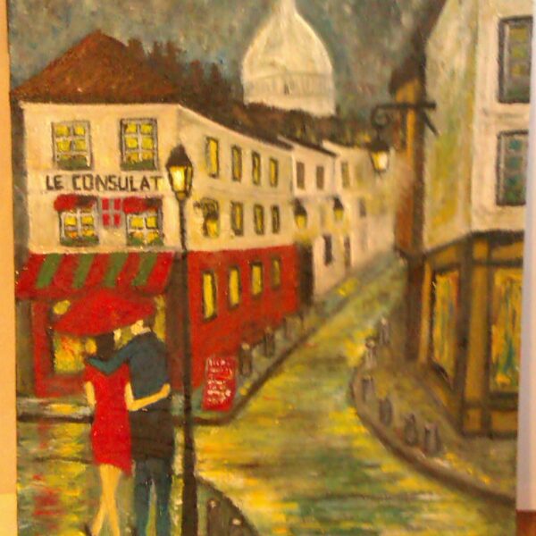 Painting Night in Paris