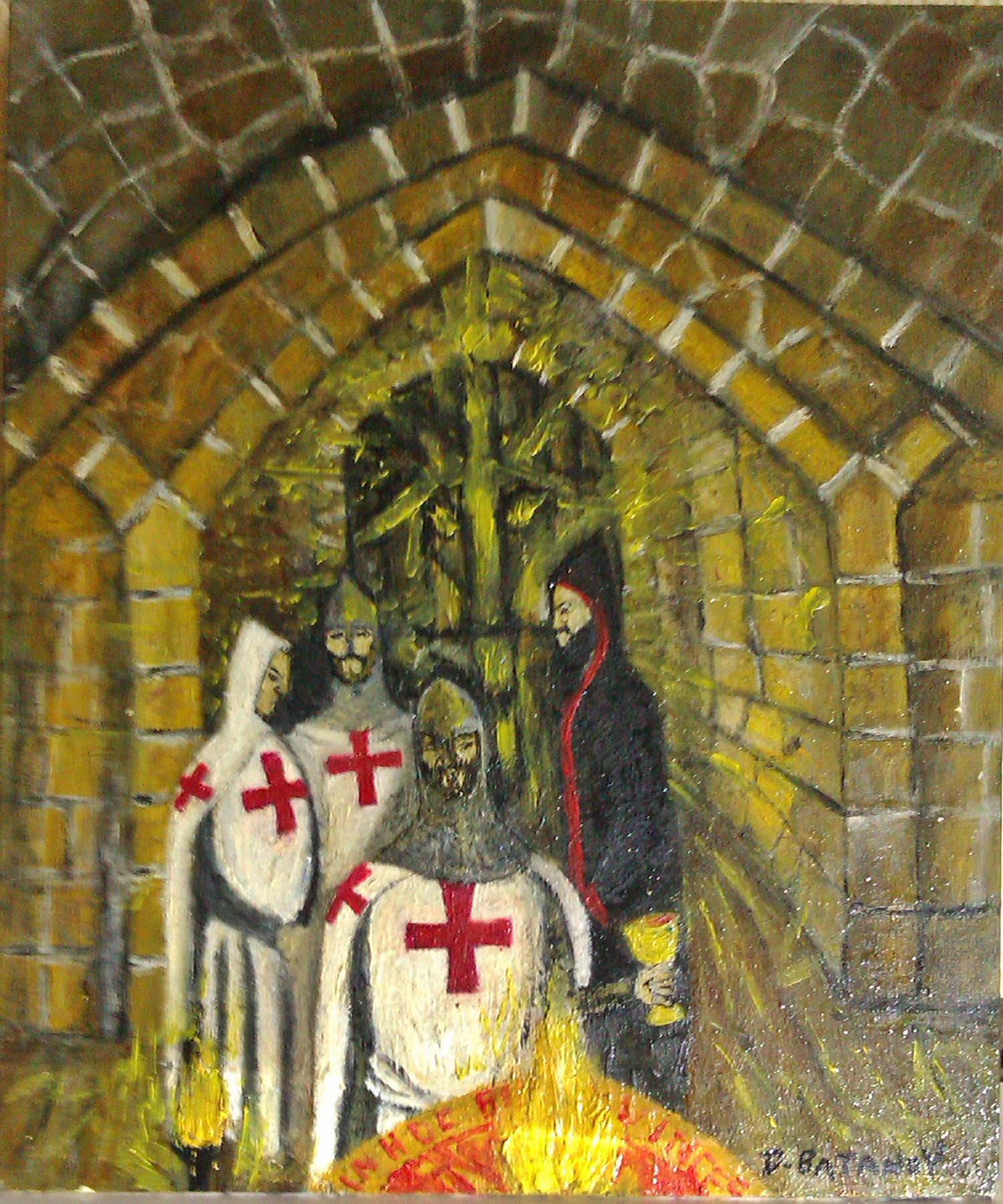 Painting The Templars