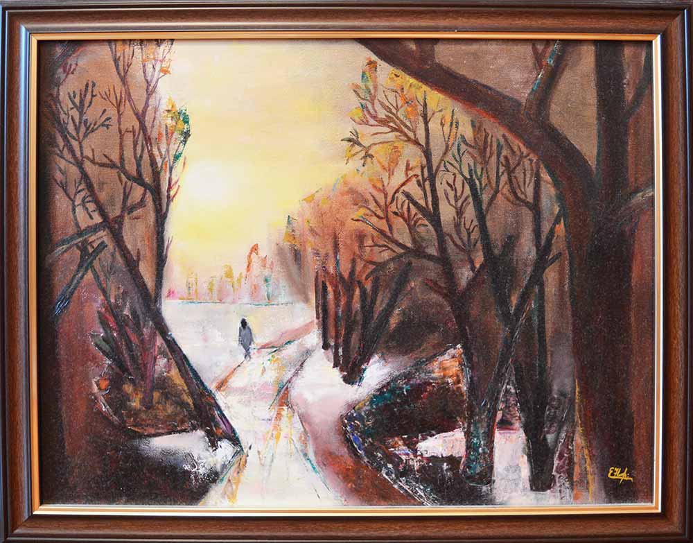 Painting Winter Morning